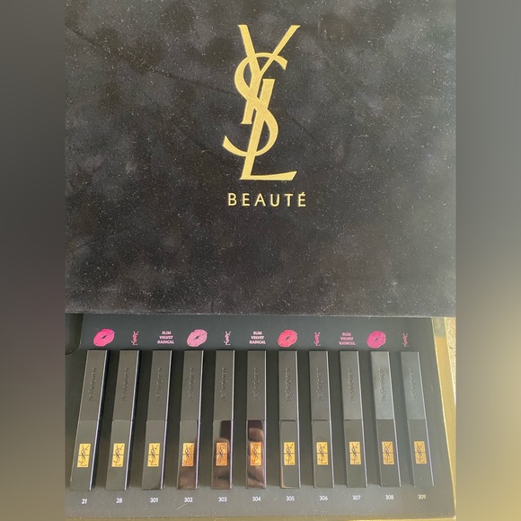 YSL—THE SLIM VELVET RADICAL MATTE LIPSTICK #305 Orange Surge - Picture 6 of 6